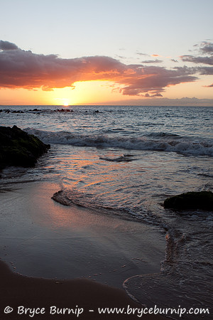 Maui, Hawaii, USA - Sunset at Ulua Beach