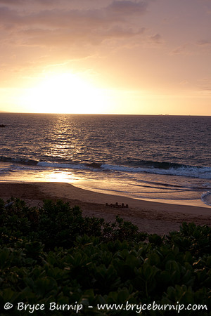Maui, Hawaii, USA - Wailea Beach Sunset