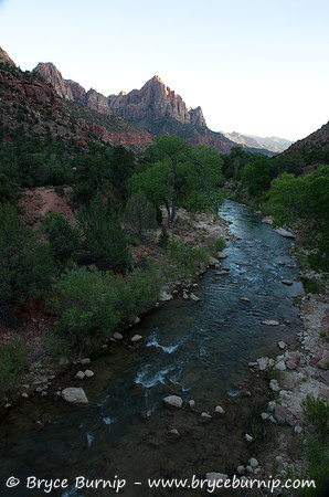 Zion National Park, Utah - The Watchmen sunset